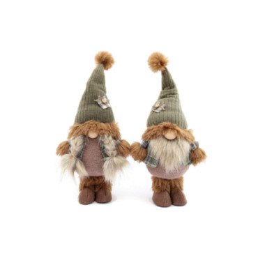 Debout M. et Mme Santa Gnomes