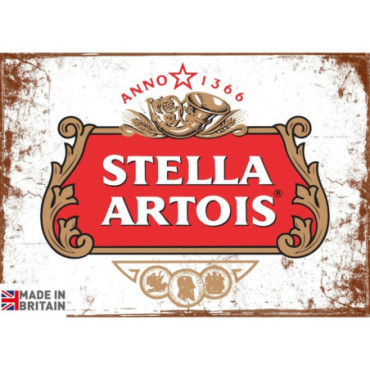 Plaque Métal 60 x 49.5cm Stella Artois