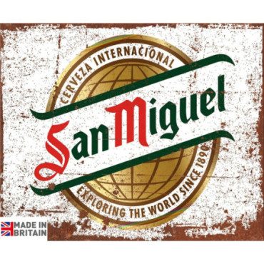Plaque Métal 60 x 49.5cm Beer San Miguel