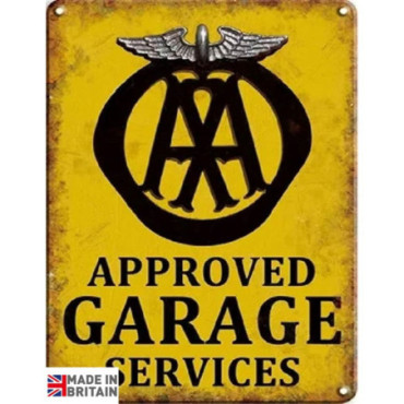 Plaque Métal 60 x 49.5cm Approved Garage Services