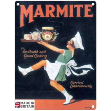 Plaque Métal 60 x 49.5cm Vintage Retro Marmite
