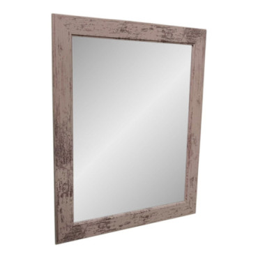 Miroir en bois gris 60x50cm