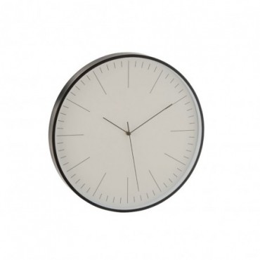 Horloge Gerbert Aluminium Noir