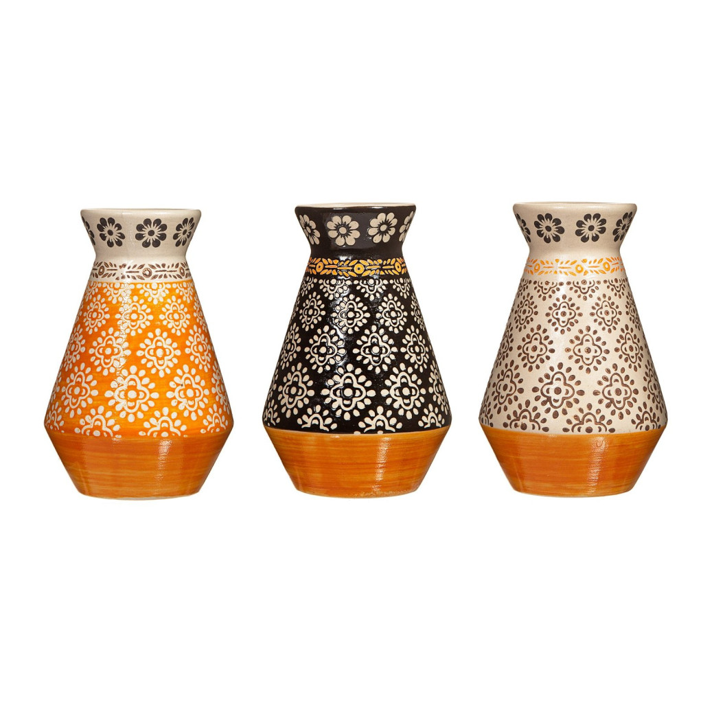 Minivases Global Craft Ensemble de 3 BIRIS088