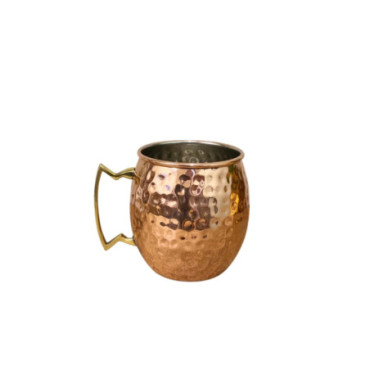Mug à cocktail couleur cuivre Moscow Mule 12 cm