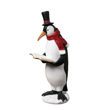 Pingouin christmas carol et haut de forme