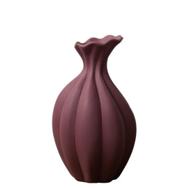 Vase bordeau Racine