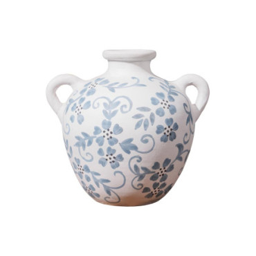 Vase peint à la main anse simple Garance