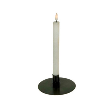Bougeoir Iva noir Candle Light