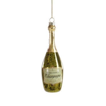 Pendentif en verre Champagne vert Ornements & Clips