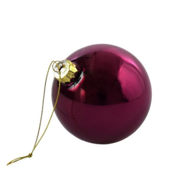 Boule en verre Pearly lilas 10cm Colourful Noël