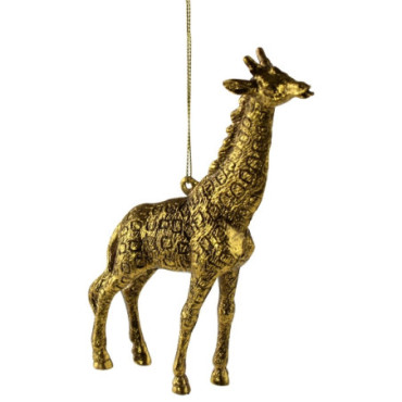Suspension décorative girafe doré Urban Jungle