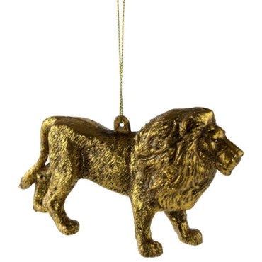 Suspension décorative lion doré Urban Jungle