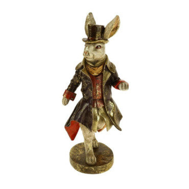 Figurine de lapin Maître multicolore Baroque Pâques