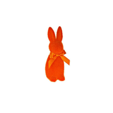 Lapin avec noeud orange Colourful Pâques