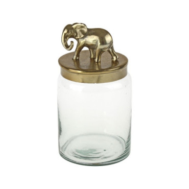 Jarre décorative avec figure d'éléphant Boîtes & Bols