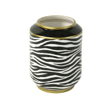 Vase Afrique Zebra noir/blanc Urban Jungle
