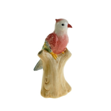 Vase avec oiseau multicolore Baroque Pâques