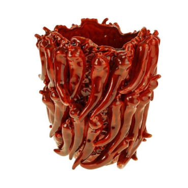 Vase Chili rouge bordeaux Highlights Spring 2024