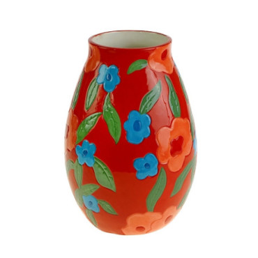 Vase Flores rouge/bleu/vert Colourful Pâques