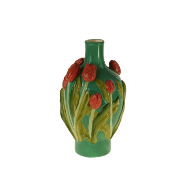 Vase Tulipes vert Colourful Pâques