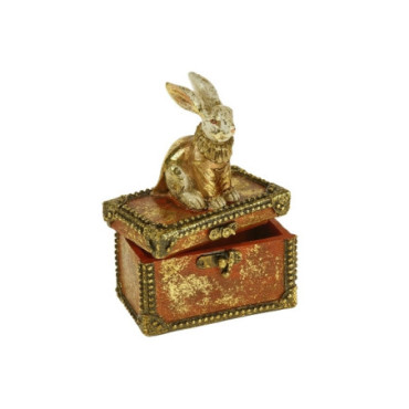 Boîte à bijoux avec lapin Flora Baroque Pâques