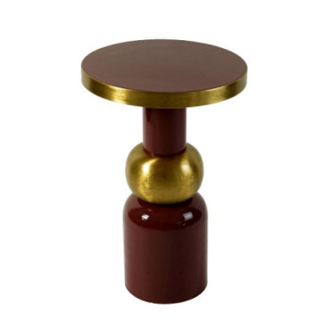 Table d'appoint Scoop mauve/or Tables