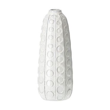 Vase Céramique Rondo Blanc L