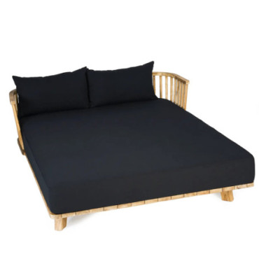 Double Daybed Malawi - Naturel Noir