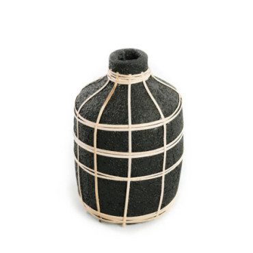 Vase Whoopy - Noir Naturel - M