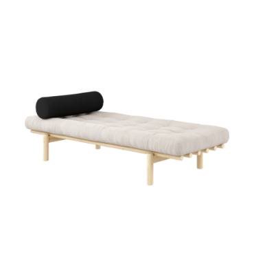 Daybed Next Daybed Laqué Clair Avec Matelas Mixte 4 Couches Ivoire