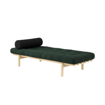 Daybed Next Daybed Laqué Clair Avec Matelas Mixte 4 Couches Algues