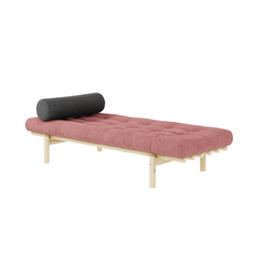 Daybed Next Daybed Laqué Clair Avec Matelas Mixte 4 Couches Rose...