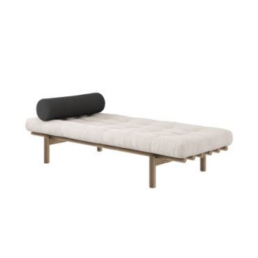 Daybed Next Daybed Laqué Brun Carobe Avec Matelas Mixte 4 Couches...