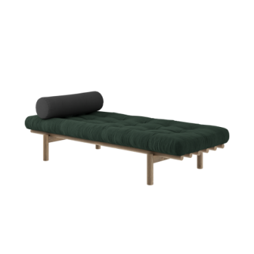 Daybed Next Daybed Laqué Brun Caroube Avec Matelas 4 Couches Mixtes...