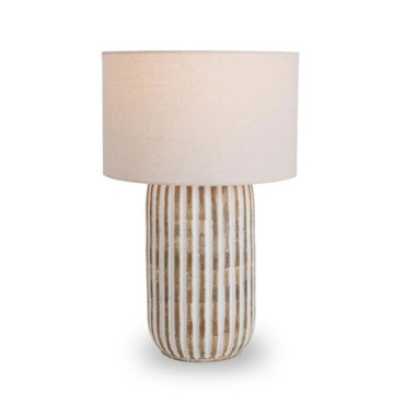 Lampe A Poser Bois Blanc Forest