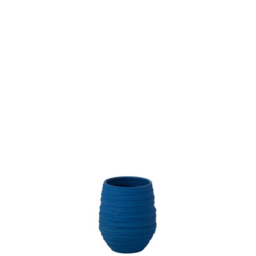 Vase Fiesta Ceramique Bleu S