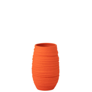 Vase Fiesta Ceramique Orange L