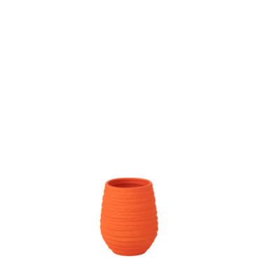 Vase Fiesta Ceramique Orange S