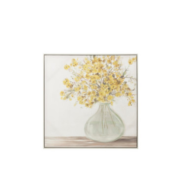 Tableau Bouquet Fleurs Toile/Peinture Mix