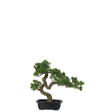 Bonsai Podocarpus Artificiel Vert S