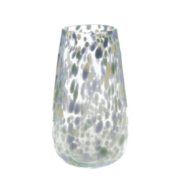 Vase Merida H33D18 Bl / Vert