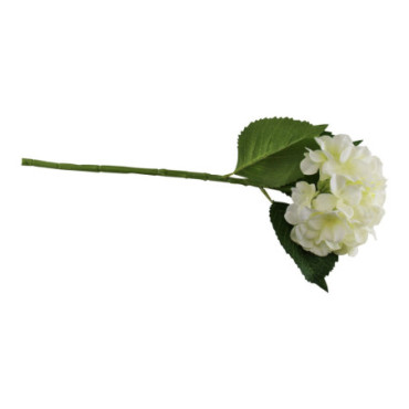 Gerbe d'hortensia simple fleur crème 49 cm