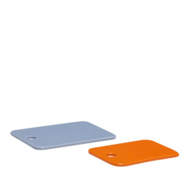 Planche en céramique Bleu clair / Orange  Amare x2