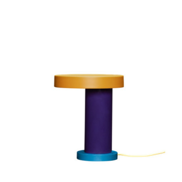 Lampe de table Violet / Jaune Magic