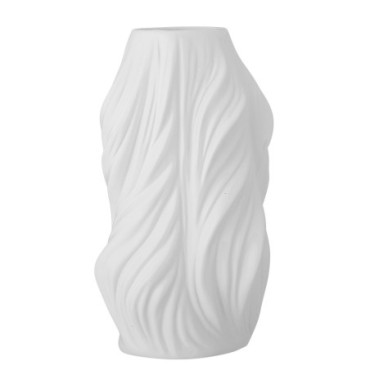 Vase Sanak blanc céramique