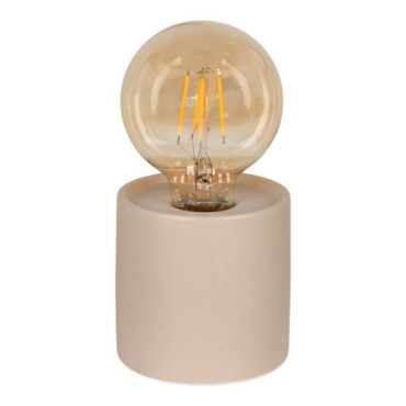 Lampe LED céramique verre sable