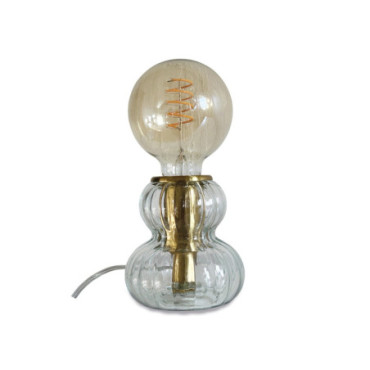 Lampe base Eli transparent D11 H11,5cm