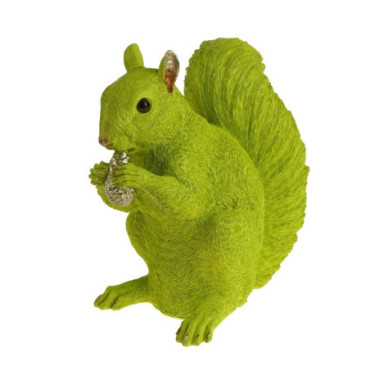 Figurine écureuil vert clair