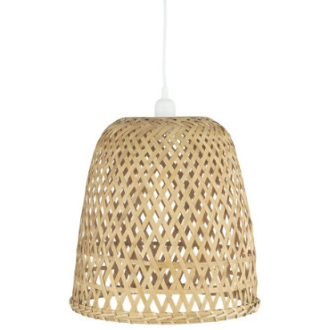 Lampe suspendue cordon bambou L:170 cm